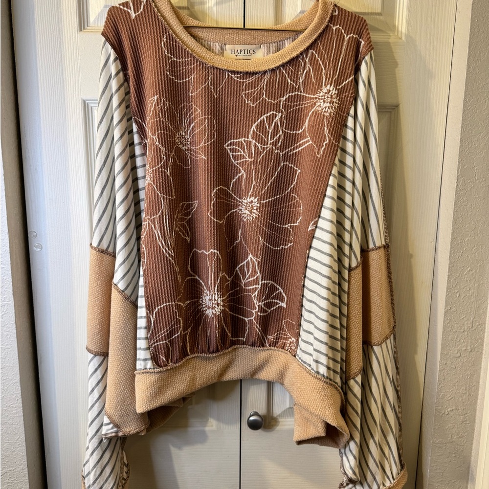 Haptics Patterned Sweater - image 1